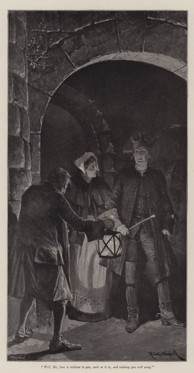 Illustration pour The Great North Road, de Robert Louis Stevenson - Richard Caton Woodville junior